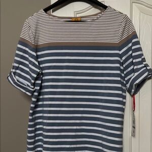 Striped Short Sleeve Top